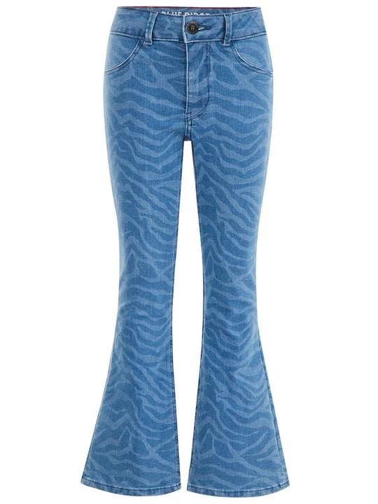 Zdjęcie produktu Jeansy Bootcut WE Fashion niebieski neon