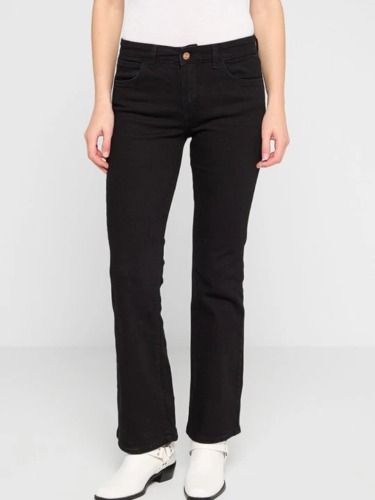 Zdjęcie produktu Jeansy Bootcut Wrangler antracytowy melanż