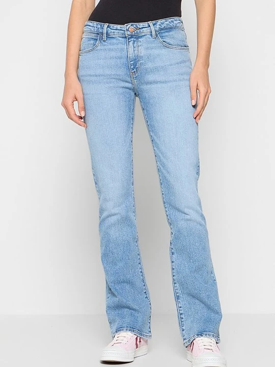 Zdjęcie produktu Jeansy Bootcut Wrangler jasnożółty
