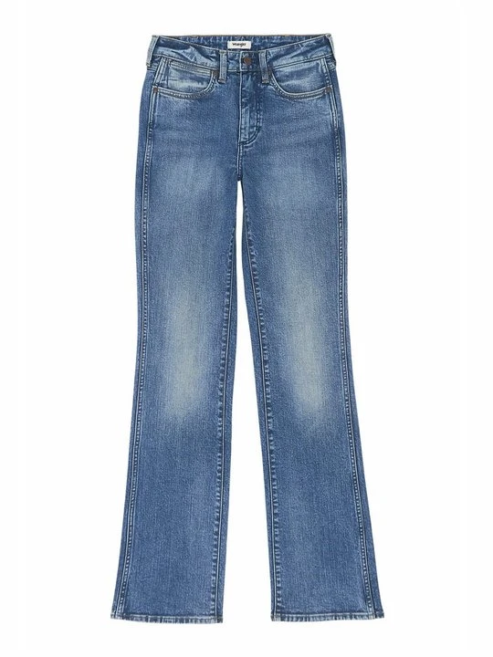 Zdjęcie produktu Jeansy Bootcut Wrangler granatowy
