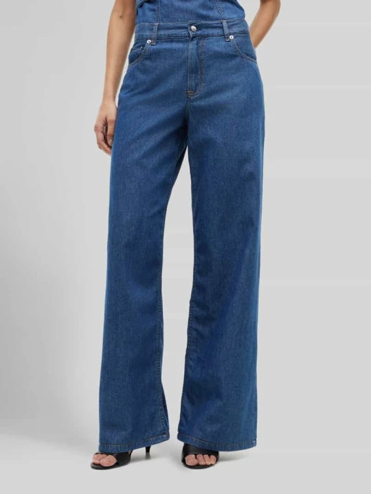 Zdjęcie produktu Jeansy bootcut z czystej bawełny Tommy Hilfiger Błękitny melanż