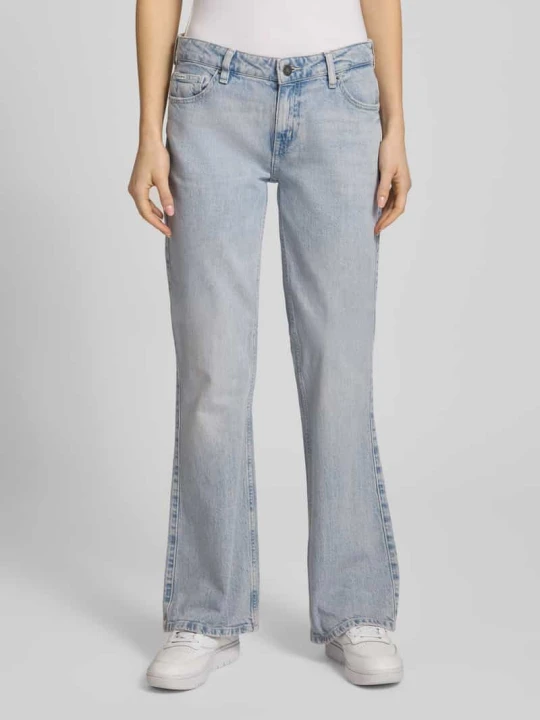Zdjęcie produktu Jeansy bootcut z efektem znoszenia Guess Jasnoniebieski