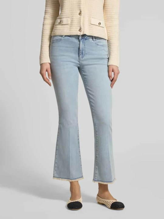 Zdjęcie produktu Jeansy bootcut z frędzlami Model 'SHAKIRA' BRAX Jasnoniebieski