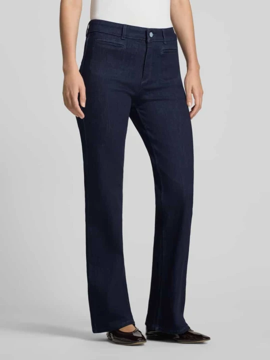 Zdjęcie produktu Jeansy Bootcut z mieszanka bawełny Christian Berg Granatowy