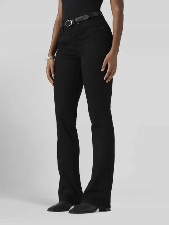 Zdjęcie produktu Jeansy bootcut z mieszanka bawełny w 5 kieszeni Levi's Czarny
