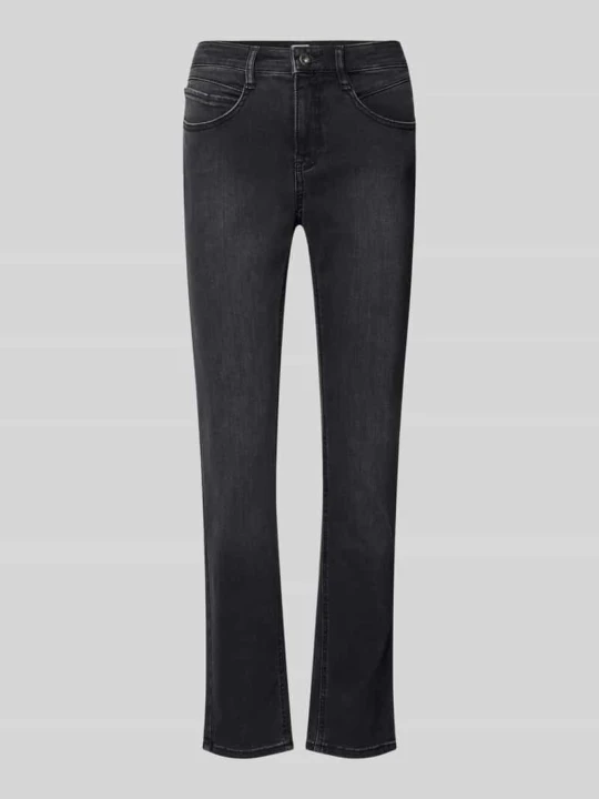 Zdjęcie produktu Jeansy Bootcut z naszywką z logo model 'MARY' BRAX Ciemnoszary