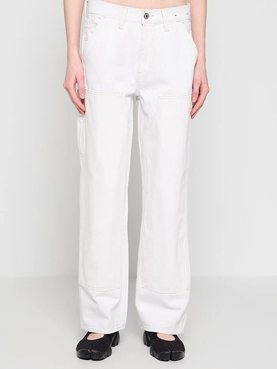 Zdjęcie produktu Jeansy carpenter Abercrombie & Fitch biały