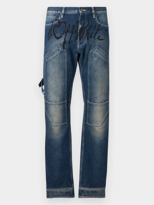 Zdjęcie produktu Jeansy carpenter Off White niebieski denim