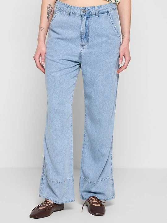 Zdjęcie produktu Jeansy carpenter Sandro jasnoniebieski denim