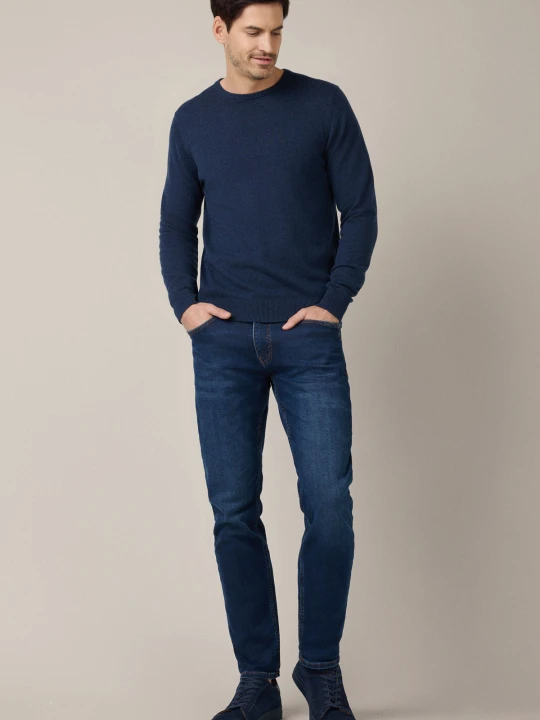 Zdjęcie produktu Jeansy Ciemnogranatowe Arturo Regular Lancerto