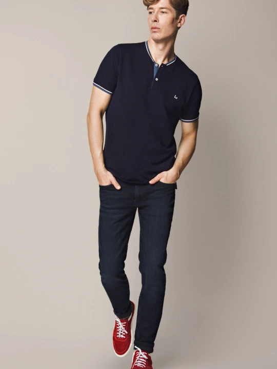 Zdjęcie produktu Jeansy Ciemnogranatowe Darren Lancerto