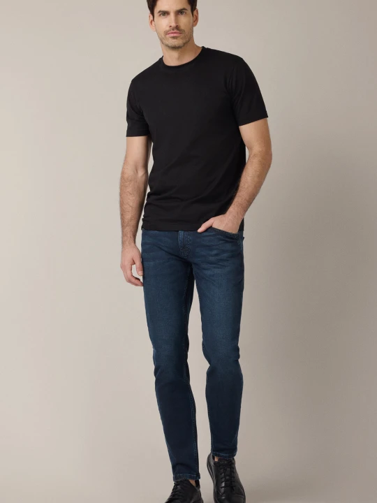 Zdjęcie produktu Jeansy Ciemnogranatowe Guido Lancerto