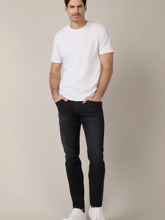 Zdjęcie produktu Jeansy Ciemnoszare Guido Lancerto Szary