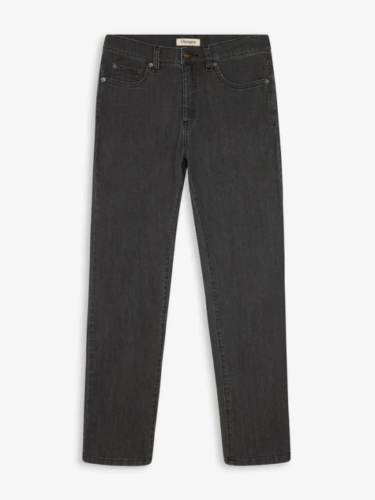 Zdjęcie produktu Jeansy classic fit, straight BonPrix czarny
