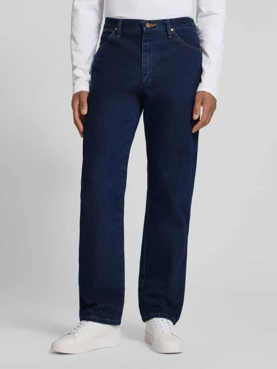 Zdjęcie produktu Jeansy Cowboy Cut w fasonie 5-kieszeniowym Wrangler Ciemnoniebieski
