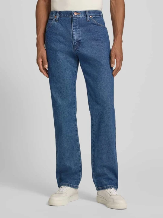 Zdjęcie produktu Jeansy Cowboy Cut w fasonie 5-kieszeniowym Wrangler Jeansowy niebieski