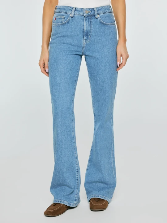 Zdjęcie produktu jeansy damskie bootcut niebieskie chiara 144 Big Star