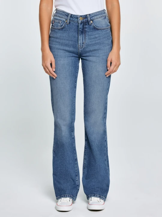 Zdjęcie produktu jeansy damskie bootcut niebieskie chiara 333 Big Star