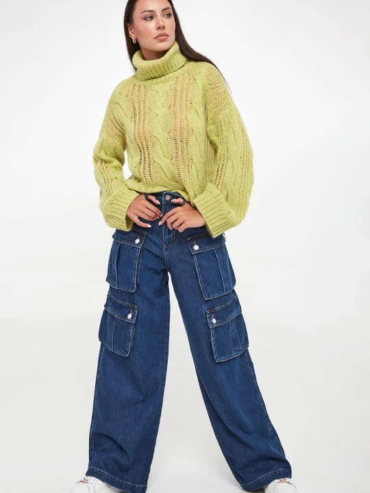 Zdjęcie produktu Jeansy damskie cargo LIU JO