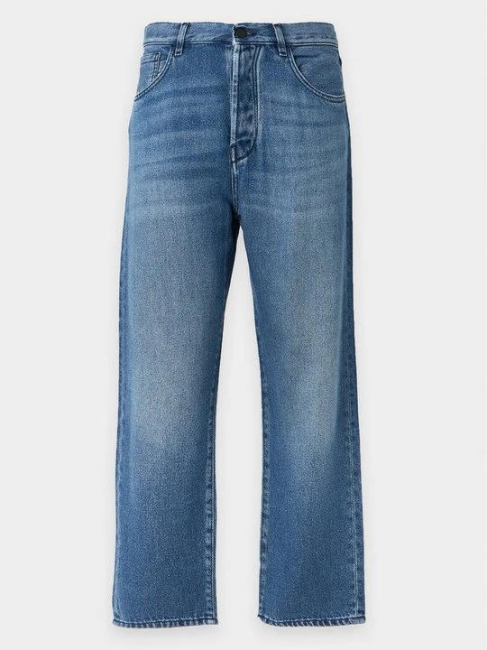 Zdjęcie produktu Jeansy damskie mom fit 3x1 niebieski