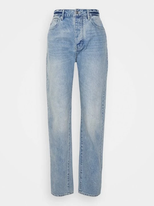Zdjęcie produktu Jeansy damskie mom fit Armani Exchange niebieski denim