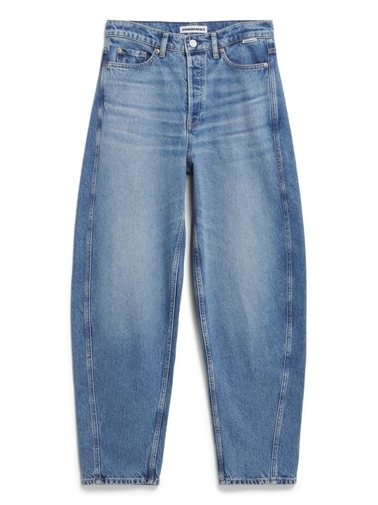 Zdjęcie produktu Jeansy damskie mom fit ARMEDANGELS niebieski denim
