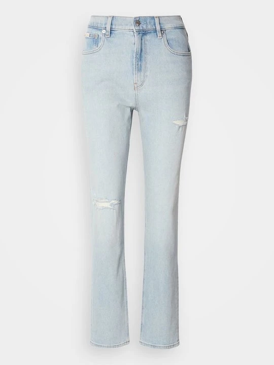Zdjęcie produktu Jeansy damskie mom fit Calvin Klein Jeans jasnoniebieski denim