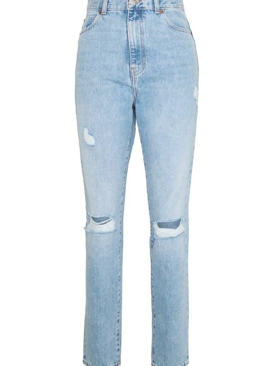 Zdjęcie produktu Jeansy damskie mom fit Dr. Denim przecierany denim