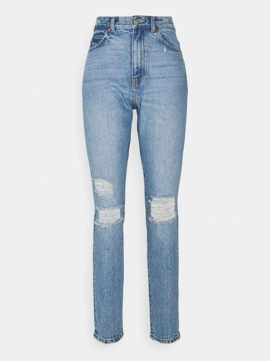 Zdjęcie produktu Jeansy damskie mom fit Dr. Denim niebieski denim