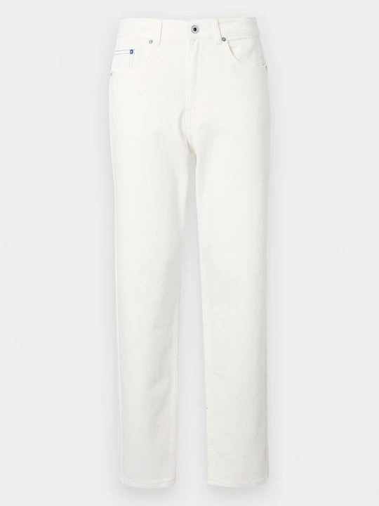 Zdjęcie produktu Jeansy damskie mom fit KARL LAGERFELD biały