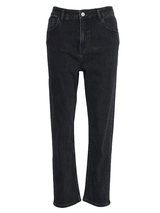 Zdjęcie produktu Jeansy damskie mom fit KnowledgeCotton Apparel czarny