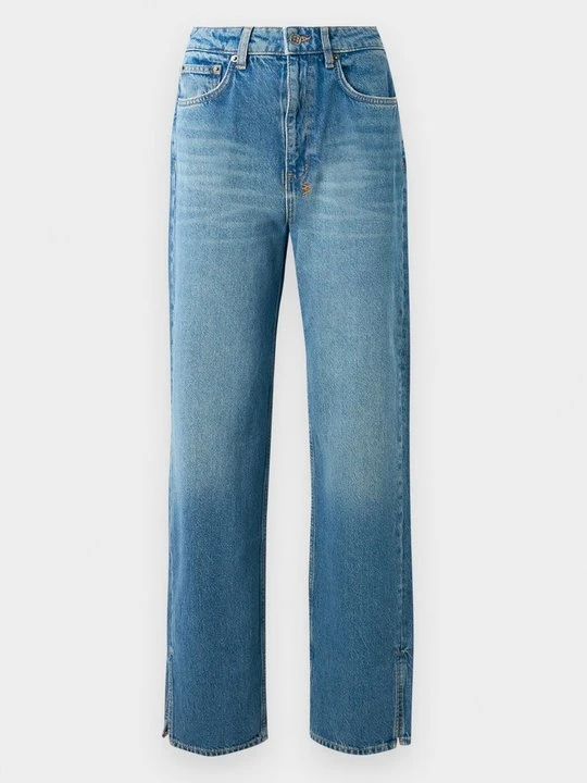 Zdjęcie produktu Jeansy damskie mom fit KSUBI niebieski denim