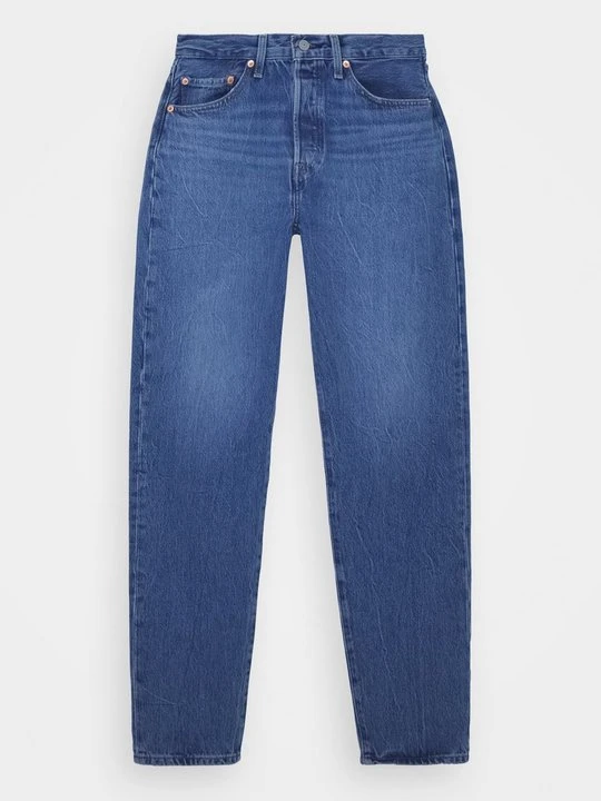 Zdjęcie produktu Jeansy damskie mom fit Levi's niebieski denim