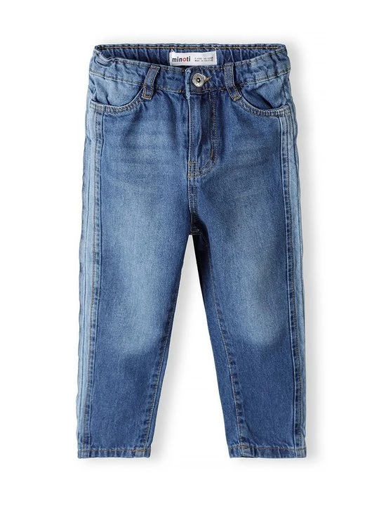 Zdjęcie produktu Jeansy damskie mom fit MINOTI niebieski denim