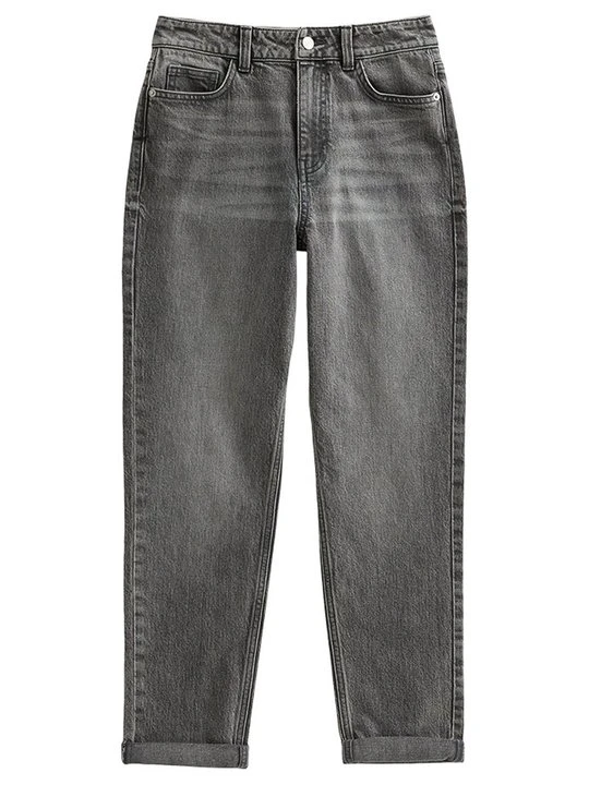 Zdjęcie produktu Jeansy damskie mom fit New Look ciemnoszary