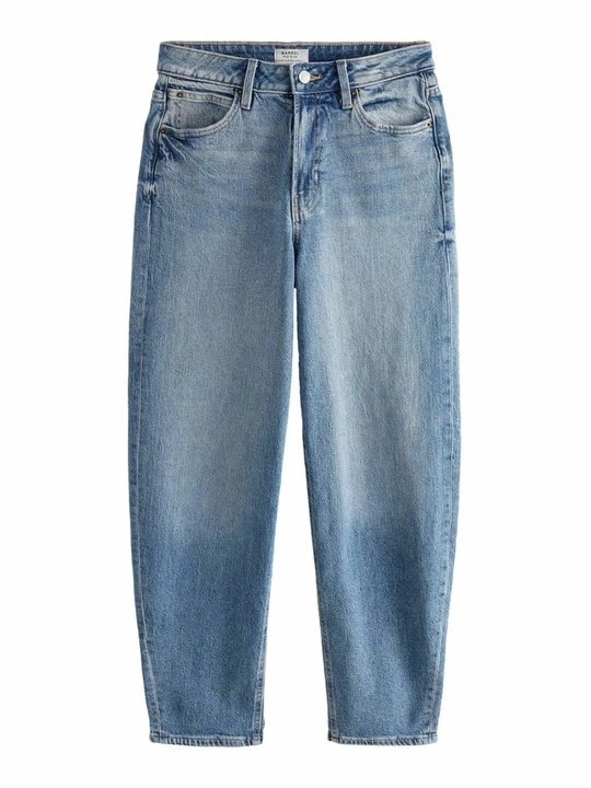Zdjęcie produktu Jeansy damskie mom fit Next niebieski