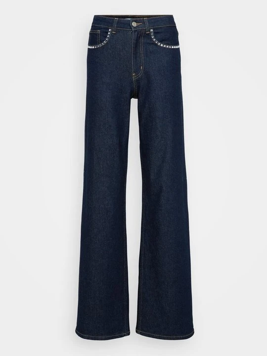 Zdjęcie produktu Jeansy damskie mom fit Only ciemnoniebieski