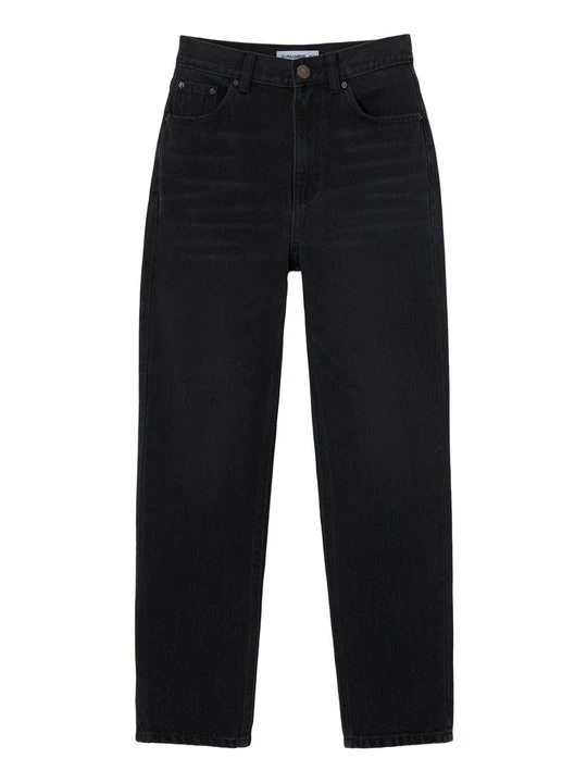 Zdjęcie produktu Jeansy damskie mom fit PULL&BEAR czarny