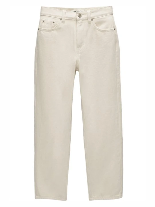 Zdjęcie produktu Jeansy damskie mom fit PULL&BEAR piaskowy