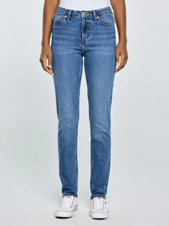 Zdjęcie produktu jeansy damskie z wysokim stanem niebieskie katrina high waist 311 Big Star