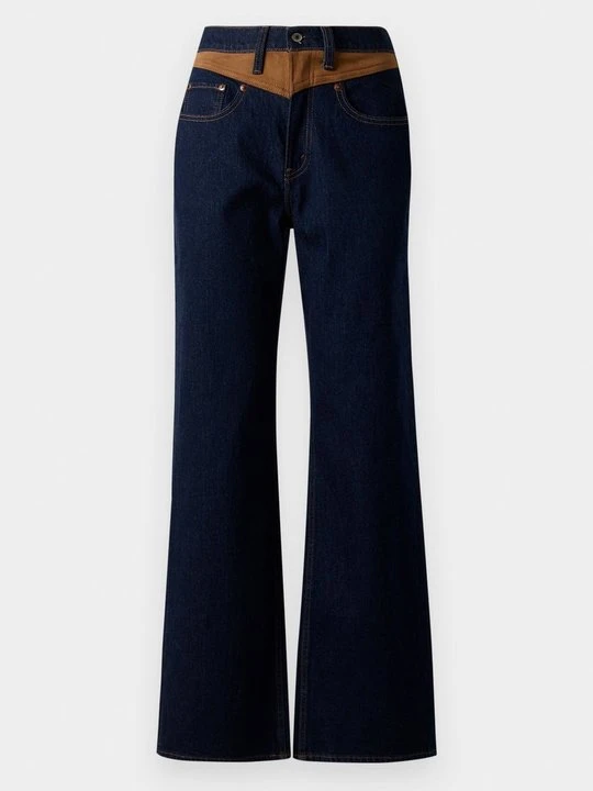 Zdjęcie produktu Jeansy Dzwony Abercrombie & Fitch ciemnoniebieski