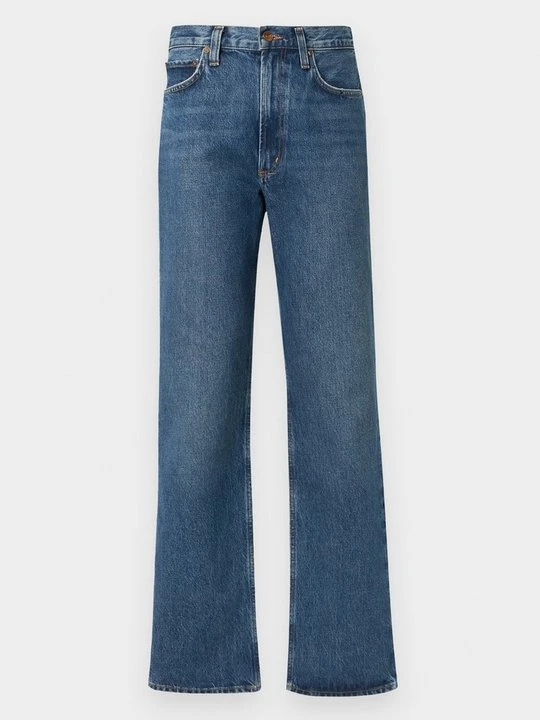 Zdjęcie produktu Jeansy Dzwony Agolde niebieski denim