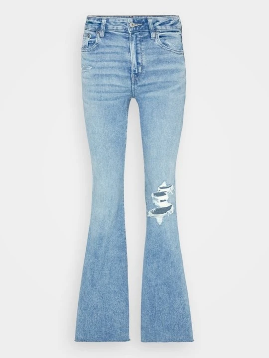 Zdjęcie produktu Jeansy Dzwony American Eagle niebieski