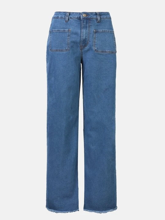 Zdjęcie produktu Jeansy Dzwony Anna Field Tall By Zalando niebieski