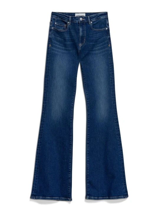 Zdjęcie produktu Jeansy Dzwony ARMEDANGELS ciemnoniebieski