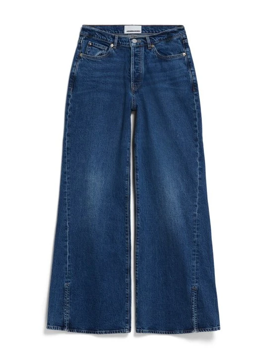 Zdjęcie produktu Jeansy Dzwony ARMEDANGELS ciemnoniebieski