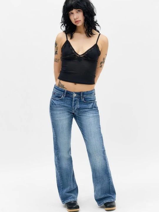 Zdjęcie produktu Jeansy Dzwony BDG Urban Outfitters niebieski