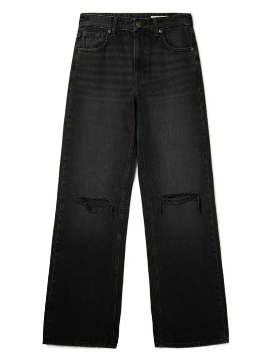 Zdjęcie produktu Jeansy Dzwony Bershka czarny