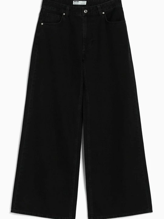 Zdjęcie produktu Jeansy Dzwony Bershka czarny