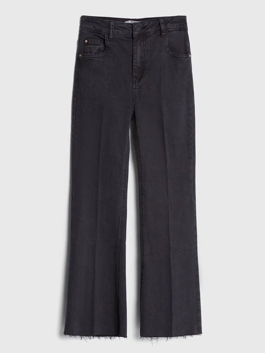 Zdjęcie produktu Jeansy Dzwony Bershka czarny